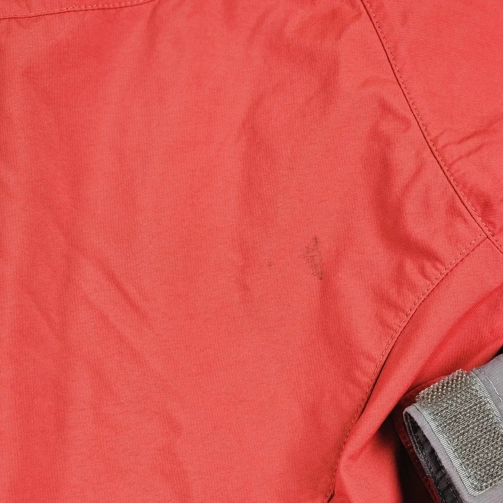The‎ North Face Jacket Mens XL Red Gray Hooded Waterproof Windbreaker Rain
